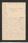 Nachlass Franz Steindachner, Brief von Johann Cristiani an Franz Steindachner (05.12.1881), Inv.Nr. 89.01, Seite 1